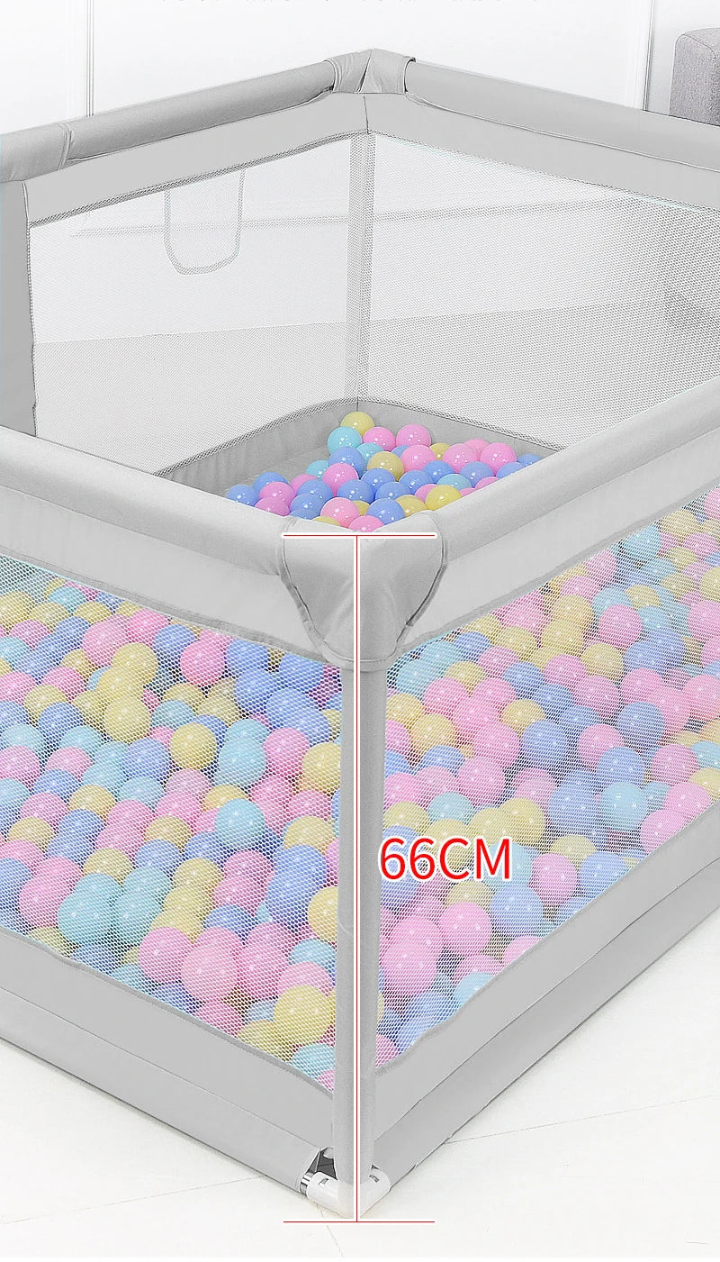 7 Optional Sizes Large Children's Playpen with Foam Protector Baby Safety Fence Kids Ball Pit Playpen for Babies Baby Playground