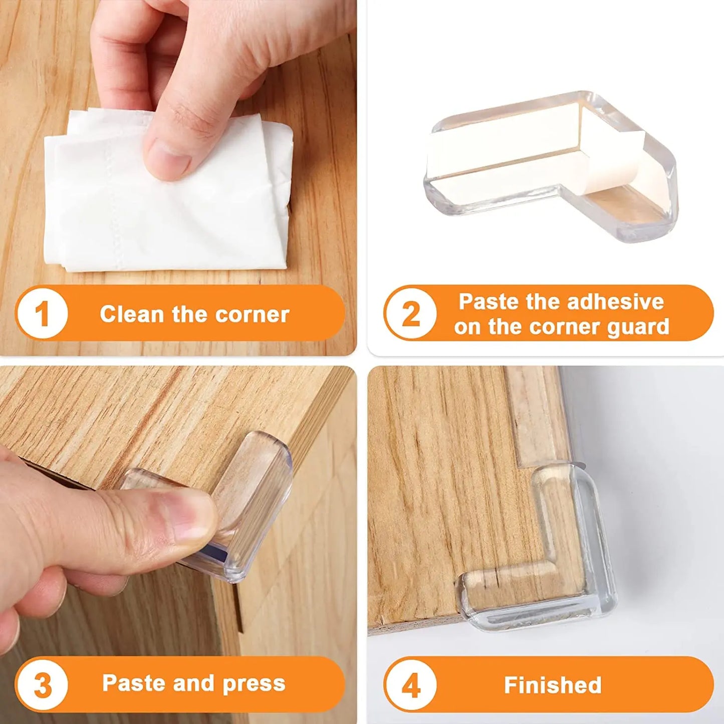 SafeEdge – Baby Safety Silicone Corner & Socket Protectors (5pcs/10pcs)