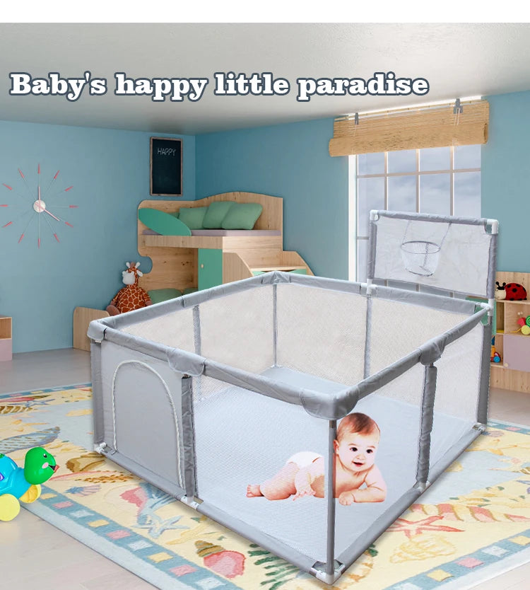 Square Baby Playpen Toddler baby games park Infant Activity Barriers Playground Kid Ball Pit Playpen Baby corralito Safety Fence