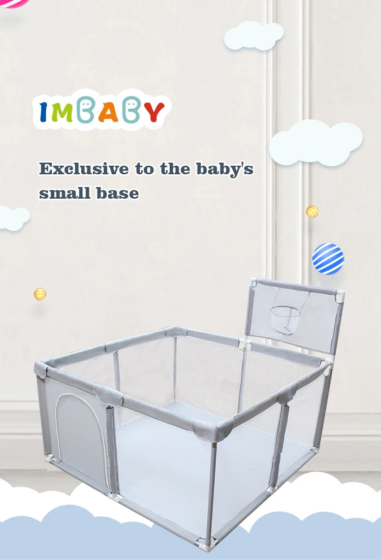 Square Baby Playpen Toddler baby games park Infant Activity Barriers Playground Kid Ball Pit Playpen Baby corralito Safety Fence