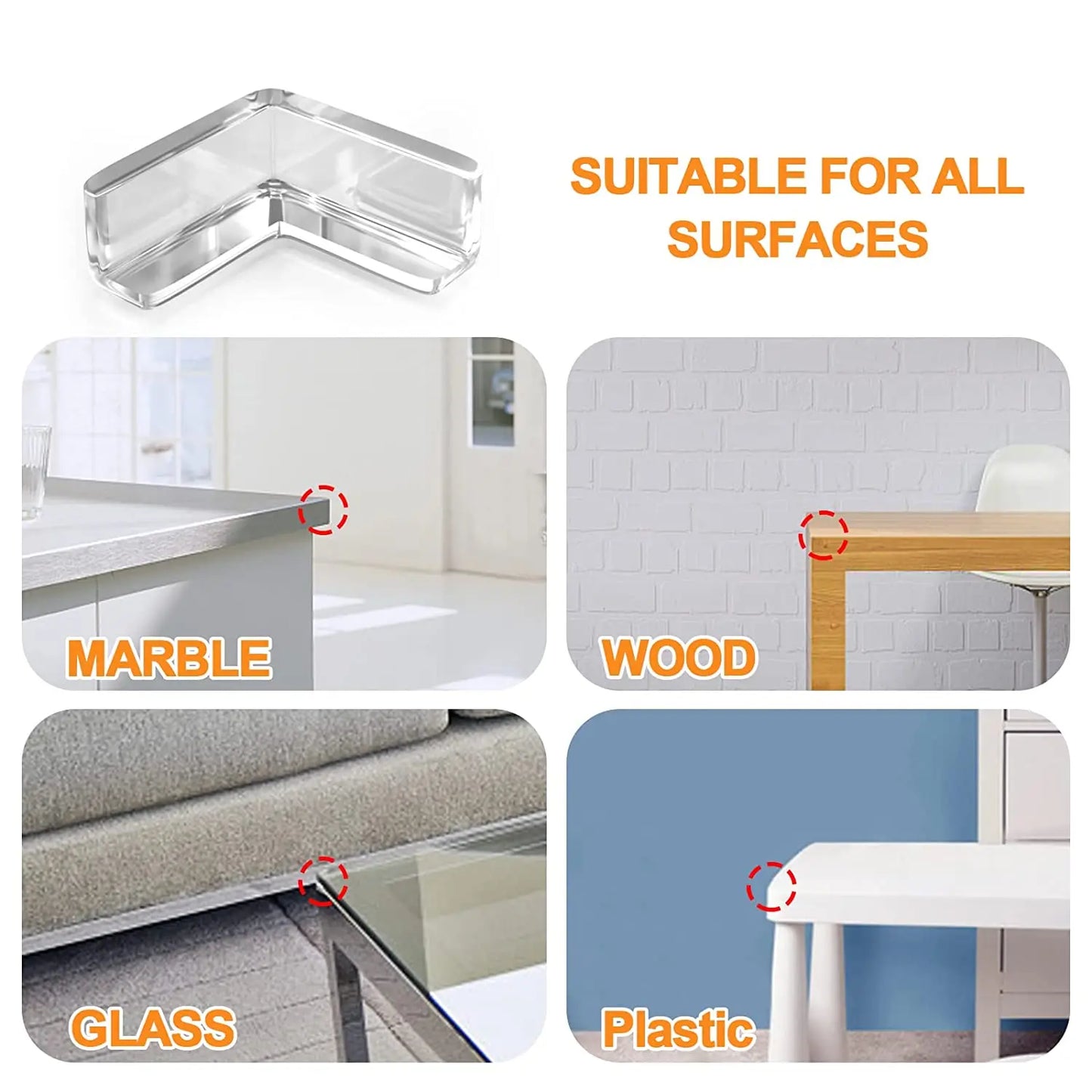 SafeEdge – Baby Safety Silicone Corner & Socket Protectors (5pcs/10pcs)