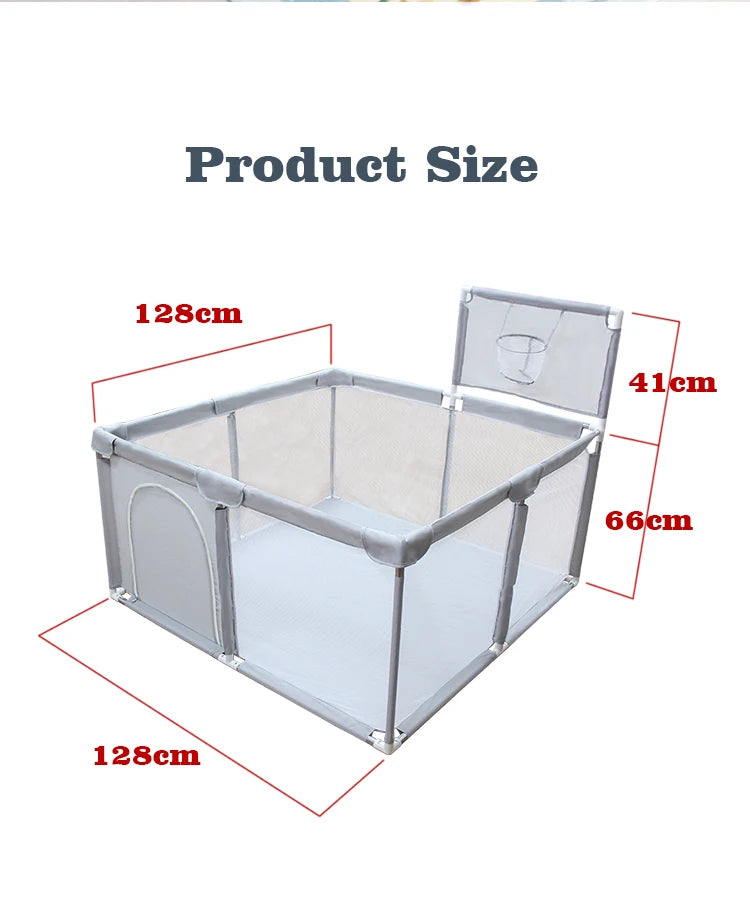 Square Baby Playpen Toddler baby games park Infant Activity Barriers Playground Kid Ball Pit Playpen Baby corralito Safety Fence